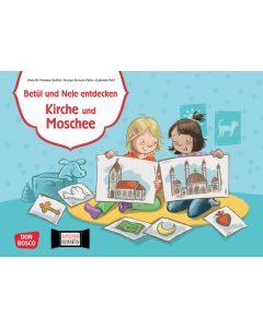 Betül und Nele entdecken Kirche und Moschee. Kamishibai Bildkartenset