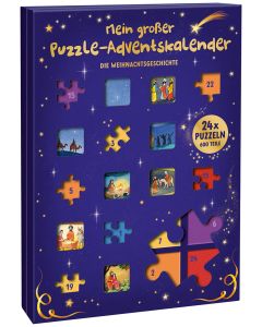 Mein großer Puzzle-Adventskalender - Die Weihnachtsgeschichte