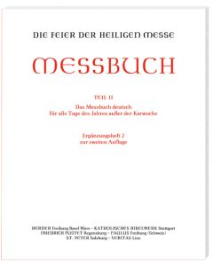 Die Feier der Heiligen Messe - Messbuch - Altarausgabe