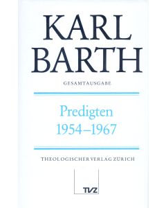Karl Barth Gesamtausgabe