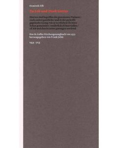 Zu Lob und Dank Gottes: das St. Galler Kirchengesangbuch von 1533