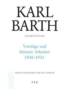 Karl Barth Gesamtausgabe