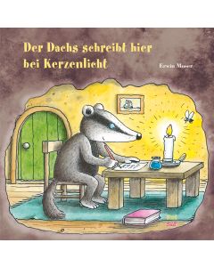 Der Dachs schreibt hier bei Kerzenlicht