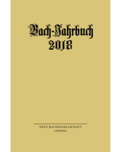 Bach-Jahrbuch 2018