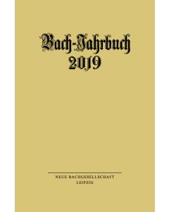Bach-Jahrbuch 2019