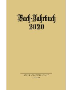 Bach-Jahrbuch 2020