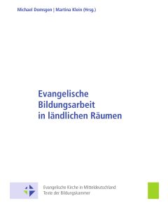Evangelische Bildungsarbeit in ländlichen Räumen