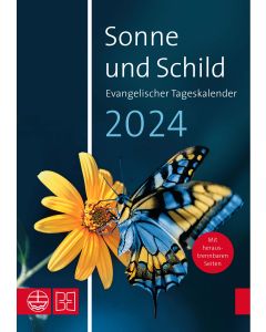 Sonne und Schild 2024. Evangelischer Tageskalender 2024