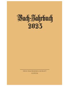 Bach-Jahrbuch 2023