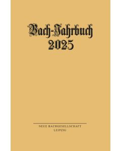 Bach-Jahrbuch 2025