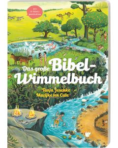 Das große Bibel-Wimmelbuch. Mit Kindern die Bibel entdecken: 75 Szenen und Ereignisse aus dem Alten und Neuen Testament, von Adam und Eva bis zur Jesus-Geschichte. Wimmel-Bilderbuch ab 3 Jahren
