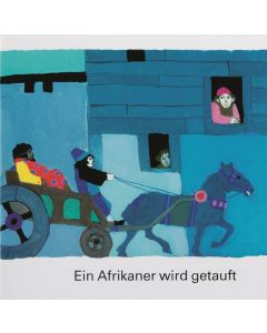 Ein Afrikaner wird getauft