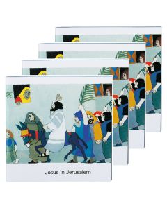 Jesus in Jerusalem (4er-Pack)