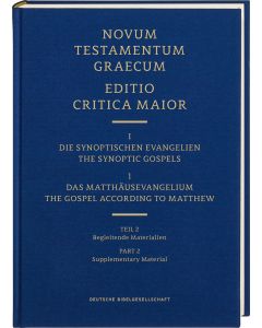 ECM I.1/2 Matthäusevangelium. Begleitende Materialien
