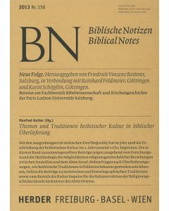 Themen und Tradition hethitischer Kultur in biblischer Überlieferung