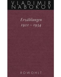Erzählungen 1921 - 1934