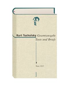 Gesamtausgabe Texte und Briefe 7