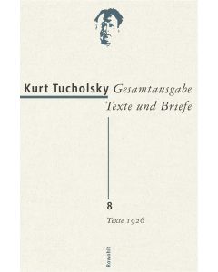 Gesamtausgabe Texte und Briefe 8