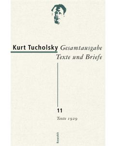 Gesamtausgabe Texte und Briefe 11