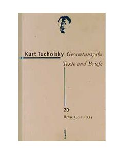 Gesamtausgabe Texte und Briefe 20