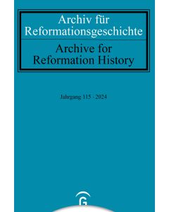 Archiv für Reformationsgeschichte – Aufsatzband
