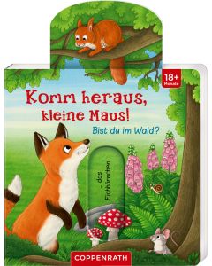 Komm heraus, kleine Maus! Bist du im Wald?
