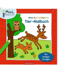 Mein kunterbuntes Tier-Malbuch