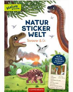 Natur-Stickerwelt - Dinosaurier und Co.