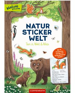 Natur-Stickerwelt: Tiere in Wald und Wiese