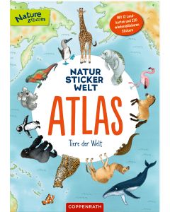 Natur-Stickerwelt - Atlas - Tiere der Welt