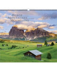 Berge-Montagnes-Mountains 2027 – Wandkalender