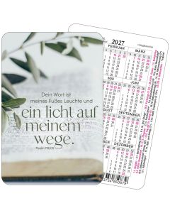 Dein Wort ist meines Fußes Leuchte 2027