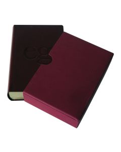 Evangelisches Gesangbuch - Leder/Rot mit Goldschnitt im Schuber