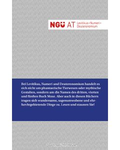 NGÜ AT: Levitikus + Numeri + Deuteronomium