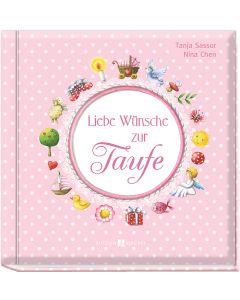 Liebe Wünsche zur Taufe (rosa)