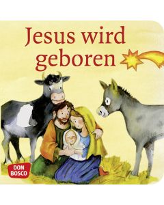 Jesus wird geboren. Mini-Bilderbuch.