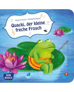Quacki, der kleine freche Frosch. Mini-Bilderbuch