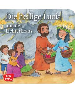 Die heilige Lucia und der Lichterkranz. Mini-Bilderbuch