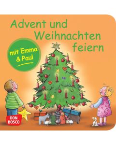 Advent und Weihnachten feiern mit Emma und Paul. Mini-Bilderbuch