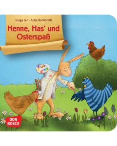 Henne, Has' und Osterspaß. Mini-Bilderbuch.