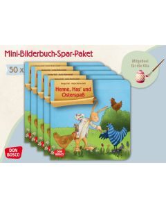 Henne, Has' und Osterspaß. Mini-Bilderbuch. Paket mit 50 Exemplaren zum Vorteilspreis