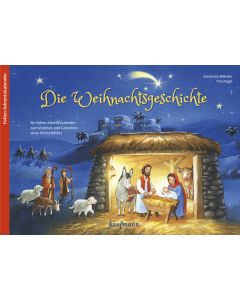 Die Weihnachtsgeschichte. Ein Folien-Adventskalender zum Vorlesen und Gestalten eines Fensterbildes
