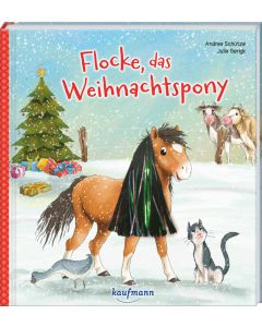 Flocke, das Weihnachtspony