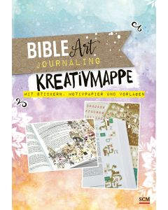 Bible Art Journaling. Kreativmappe mit Stickern, Motivpapier und Vorlagen