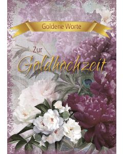 Goldene Worte - Zur Goldhochzeit