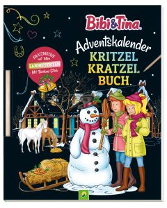 Bibi & Tina Adventskalender Kritzel-Kratzel Buch