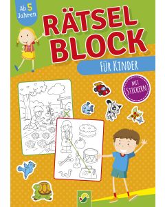 Rätselblock für Kinder ab 5 Jahren