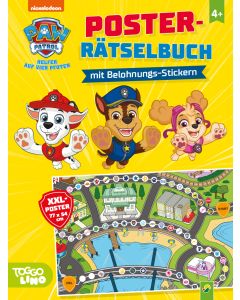 PAW Patrol Poster-Rätselbuch mit Belohnungs-Stickern