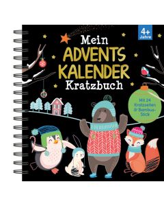 Mein Adventskalender-Kratzbuch