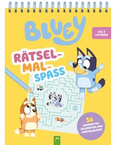 Bluey Rätsel-Mal-Spaß